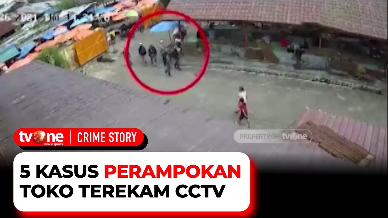 5 Rekaman CCTV Aksi Perampokan Toko | Crime Story