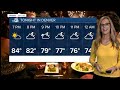 Hot temps again today with a few strong storms