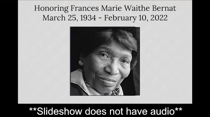 The funeral service for Frances Bernat, March 1, 2...
