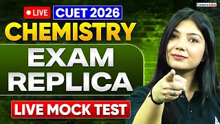 CUET 2026 Chemistry Mock Test with LIVE Solutions | Exam Replica | CUET Science Preparation 2026