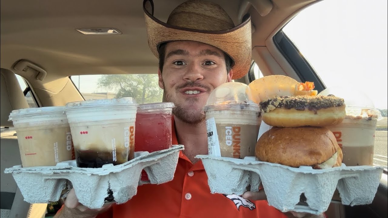 Dunkin Summer Menu 2024 Part 2 Review | S’mores and Hot Honey - YouTube