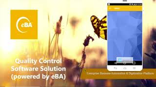 eBA (mobile application): Quality Control Software Solution powered by eBA