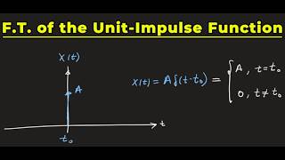Continuous-time Fourier transform of the unit-impulse function — clearly explained