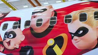 Alaska Airlines + Disney•Pixar Incredibles 2 livery