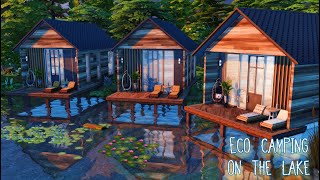 Эко кемпинг на озере| Eco camping | Строительство| Симс 4| Sims 4| Speed build| No CC