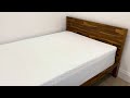 Overall Look of the Silk & Snow Wooden Bed Frame