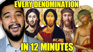 EVERY Christian Denomination Explained in Less Than 12 Minutes!!