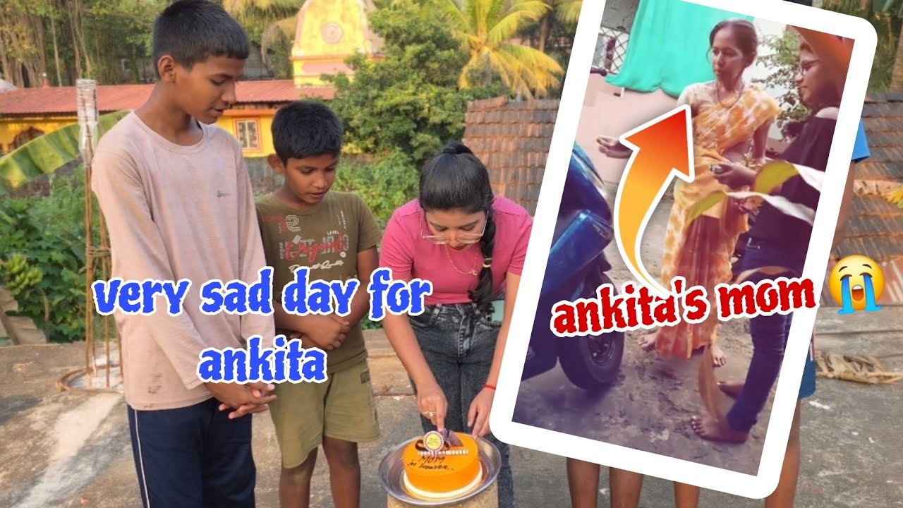 Ankita mom's birthday and shez cryng 😢 badly 