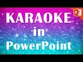 Powerpoint Karaoke Tutorial | How to make a karaoke music video in PowerPoint