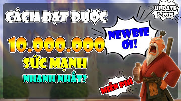 Cách Đạt 10 Triệu Điểm Sức Mạnh Nhanh Nhất Cho F2P trong Rise OF Kingdoms.