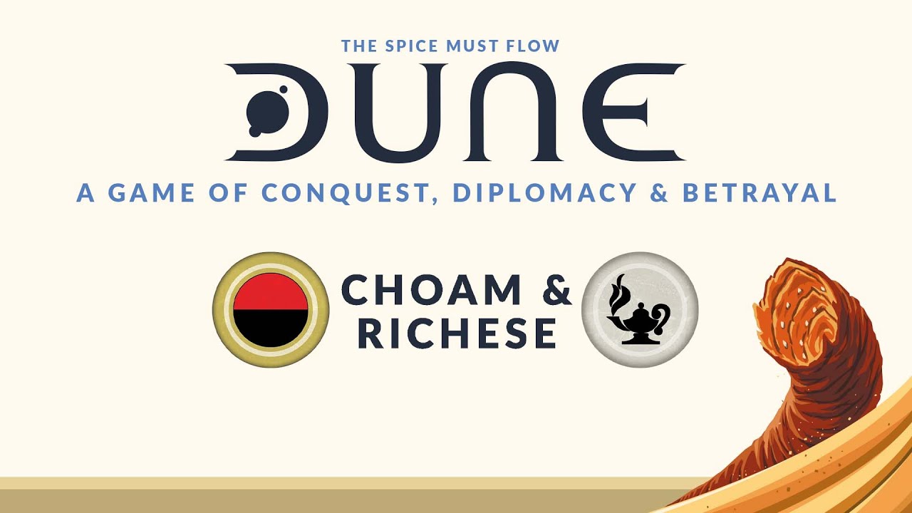 Classic Dune Expansion: Choam and Richese. : r/DuneBoardGame