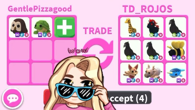 Lavender on X: Check out my latest video Roblox Adopt me Trading Video, What are these Pets worth?? 🦘 🐲 🦔 🐪
