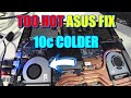 Asus FA506 Running HOT FIX Back panel Low air FLOW Low Frame RATE Armory Crate Gaming laptop Problem