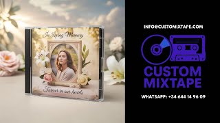 Memorial CD for a Loved One-Personalized Tribute with Custom Songs and Photos, Unique Memorial Gift