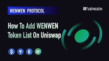 WENWEN Protocol Algorithmic stablecoins: How to add token list on Uniswap tutorial