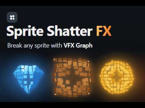 Sprite Shatter FX for Unity – GPU Particle-Based 2D Destruction (VFX Graph)