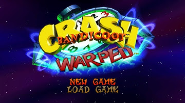 Crash Bandicoot 3 Warped (PS1) Start Up & Intro HD
