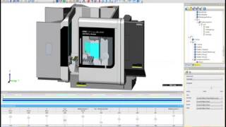 COSCOM - Maschinensimulation ProfiKINEMATIK mit DMU 50 eVo