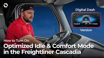 Turn On Optimized Idle & Comfort Mode in Cascadia (Digital Dash Version)
