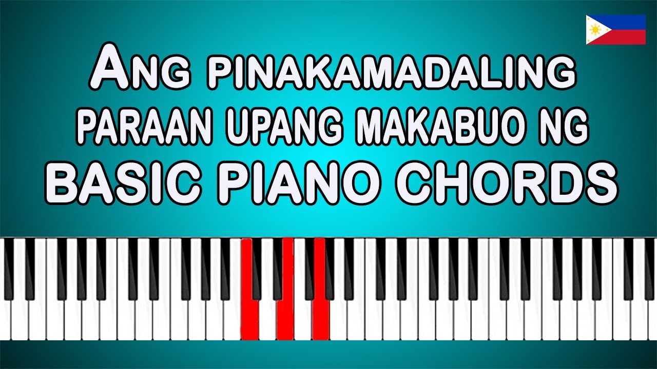 The Easiest Way to Learn the Piano Chords | Tagalog - YouTube