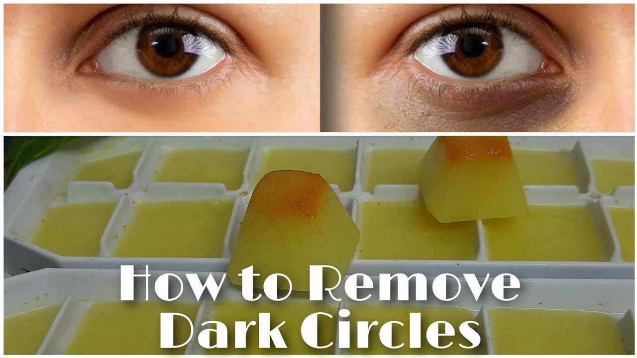 Get Rid of Dark Circles Fast using this DIY Turmeric Ice Cubes YouTube
