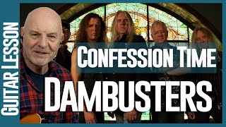 Saxon - Dambusters - Guitar Lesson &amp; I Make A Confession