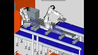 Robotic Case Packing Concept – Top-Load Case Packer Simulation