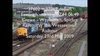 37602 + 37069 pass 66008 at Eastleigh, 23/05/09