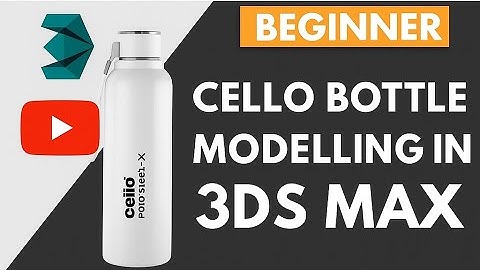 3ds max beginner level tutorial | Cello bottle modeling in 3ds max #sunilrawat3d #3dsmax #3d #cello