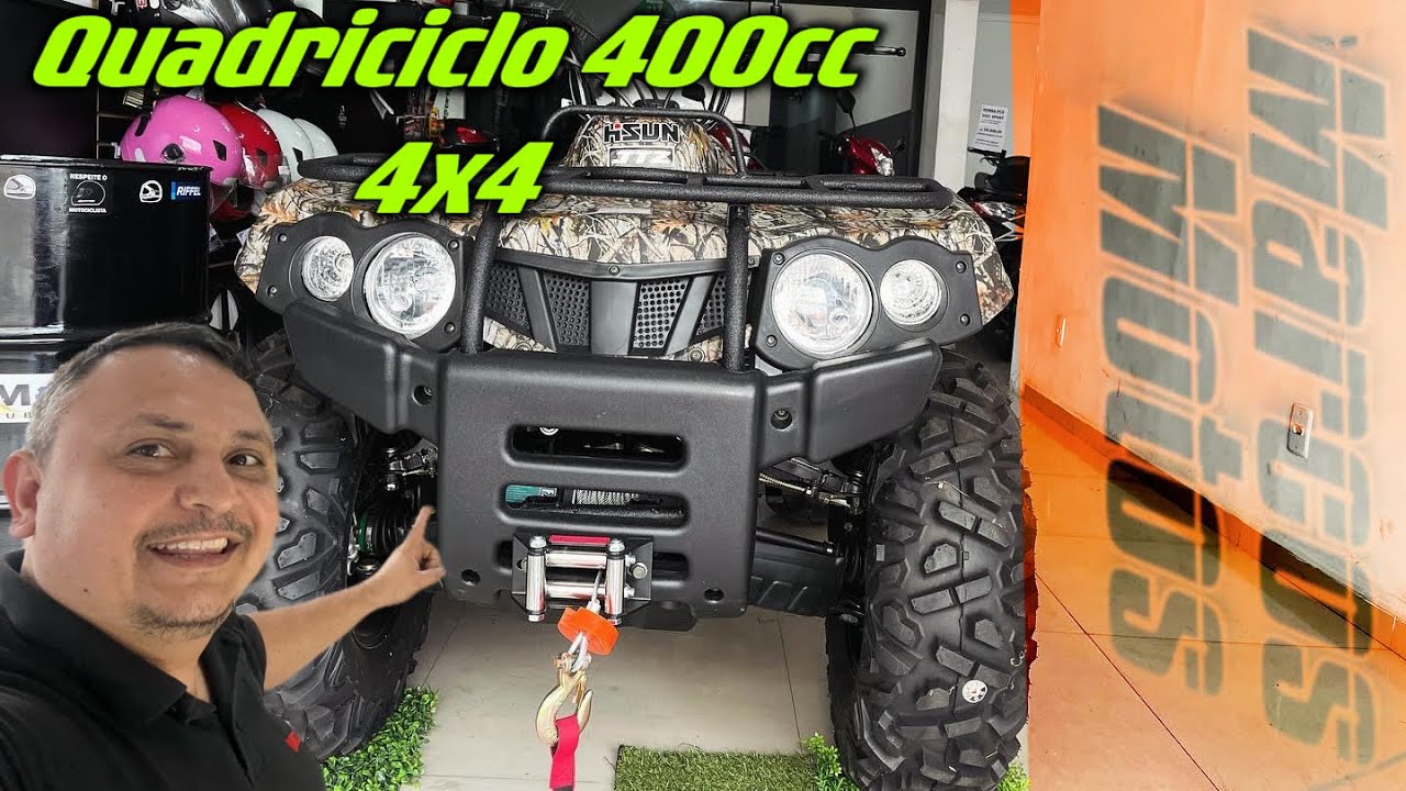 Quadriciclo 400cc 4x4 Disponível na loja Marcos Motos