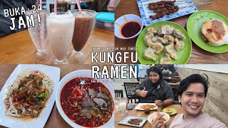 KUNGFU RAMEN BANDAR SUNWAY | KEDAI CHINESE MUSLIM MEE TARIK BUKA 24 JAM | THE BEST HALAL MEE TARIK !