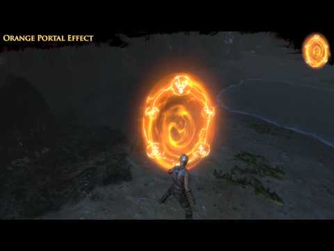 Path of Exile - Orange Portal Effect