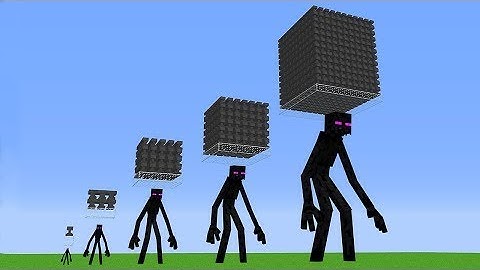 Mutant enderman vs anvil | World Minecraft | Experiment