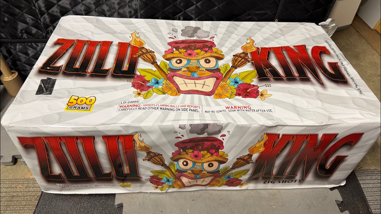 Фейерверк «Король зулу» из 216 выстрелов 🔥🔥💥🦾 Просто бомба!!!