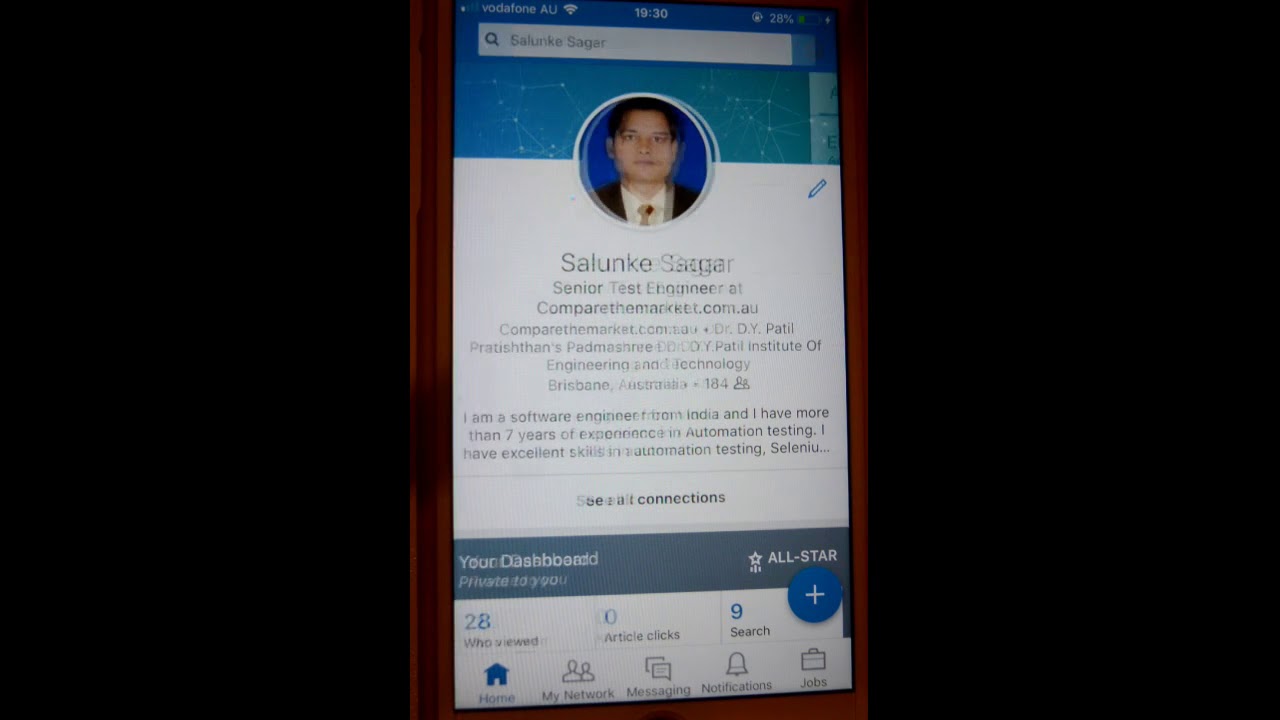 How to see blocked contacts in Linked iPhone app or iOS app | How to unblock someone - YouTube