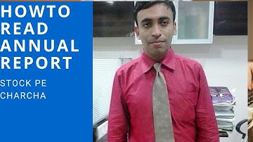 How to read Annual report of the Company