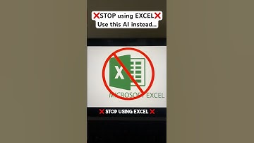 AI just DESTROYED Excel forever 💀 #artificialintelligence #ai #chatgpt #chatgpthack #tech