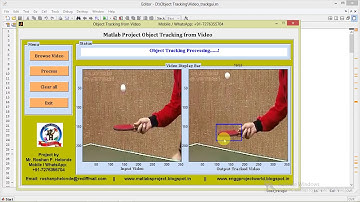 Object Tracking using Image Processing Matlab Source Code