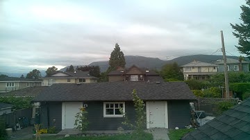 Raspberry Pi time lapse North Vancouver 11/07/2015
