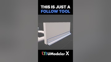 This is just a FOLLOW TOOL! #umodeler #umodeler X #blender #unity #3d #3dart