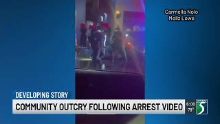 Arrest video draws community outcry