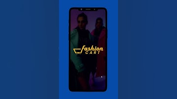 Fashion cart Android App || splash Screen || prototyping with animation in XD