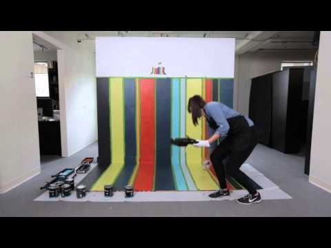 house-&-home:-rainbow-wall