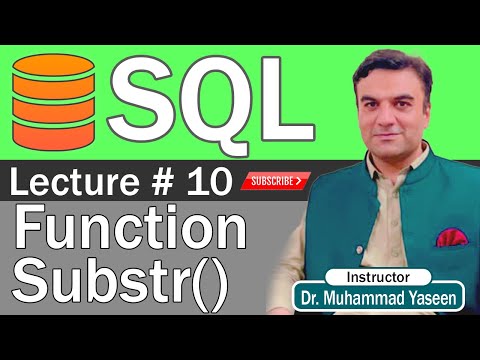 SQL FUNCTION: SUBSTR ( )