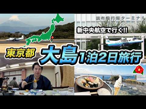 調布飛行場＆新中央航空で行く大島1泊2泊旅行記【東京都の島】