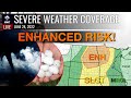 BREAKING NEWS! - MONSTER hail, DAMAGING winds, TORNADOES TODAY- Live Weather Channel