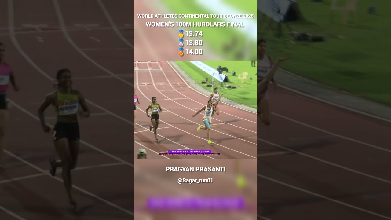 Women S 100m Final Shorts World Athletics Continental Tour Bronze 2025 Viral 100mhurdles