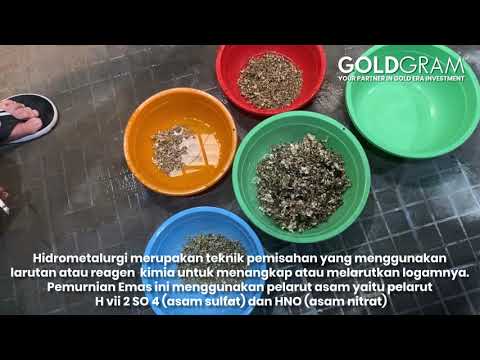 Proses Pemurnian Perhiasan Emas Menjadi Emas Murni Kadar 999%