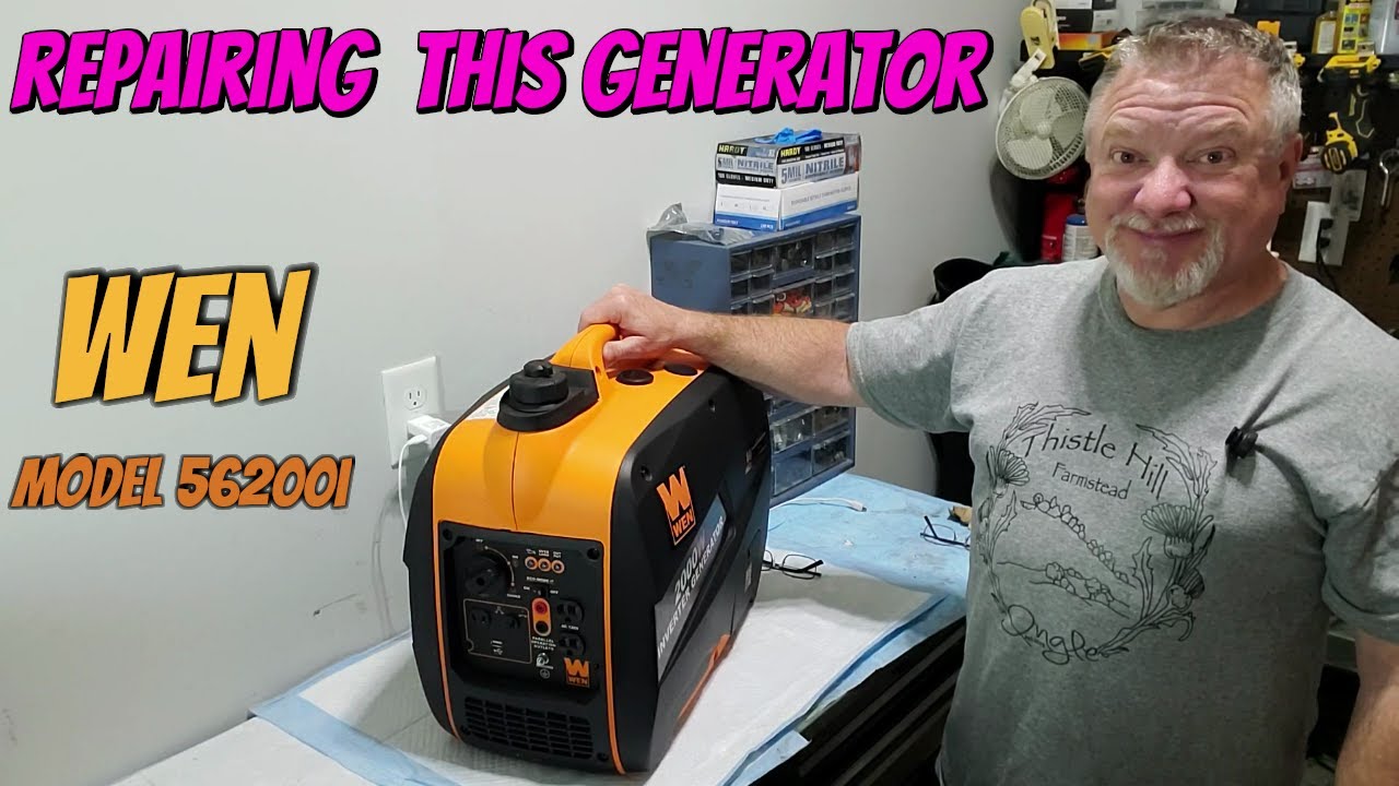 Wen Button Repairing a WEN Model 56200i Inverter Generator - YouTube