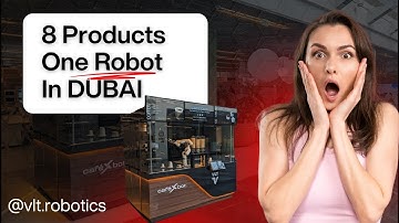 Robotic Café That Serves 8 Products | Autonomous Barista Robot for Coffee, Ice Cream & More | Dubai